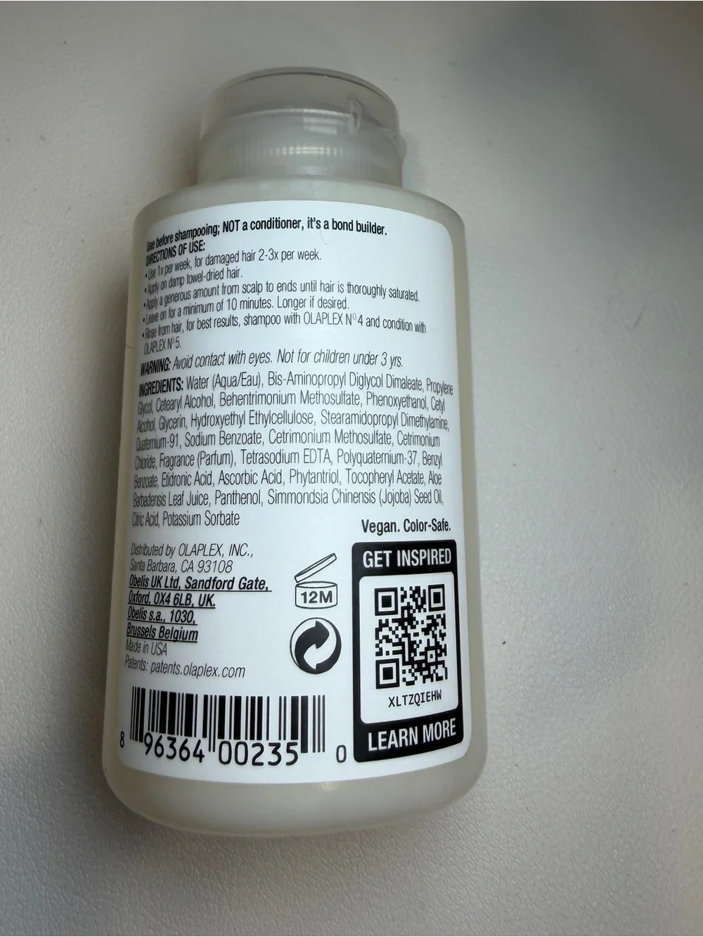 Olaplex No.3 Hair Perfector Repair Treatment 100ml